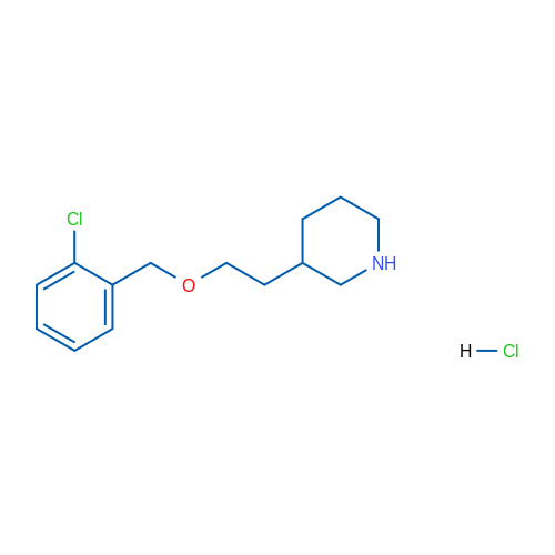 3-(2-((2-Chlorobenzyl)oxy)ethyl)piperidine hydrochloride 5g