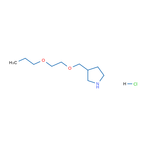3-((2-Propoxyethoxy)methyl)pyrrolidine hydrochloride 1g