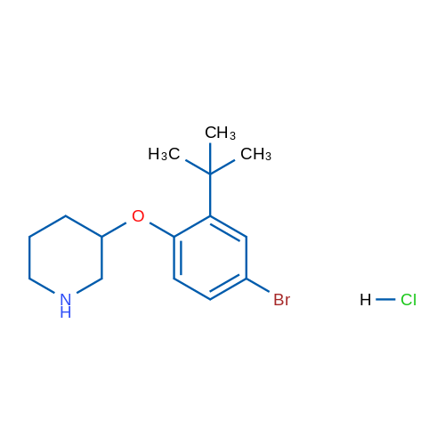 3-(4-Bromo-2-(tert-butyl)phenoxy)piperidine hydrochloride 5g
