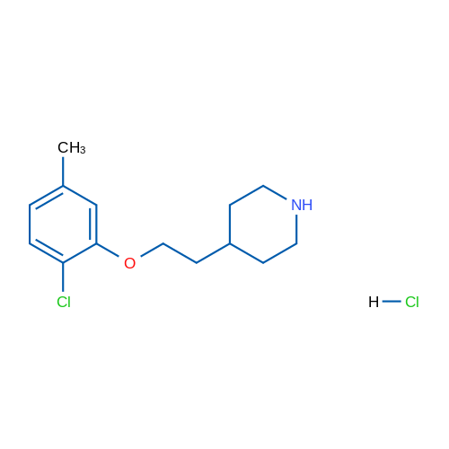 4-(2-(2-Chloro-5-methylphenoxy)ethyl)piperidine hydrochloride 1g