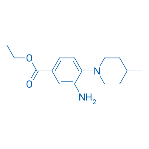 Ethyl 3-amino-4-(4-methylpiperidin-1-yl)benzoate 5g