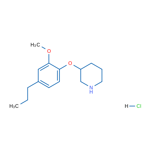 3-(2-Methoxy-4-propylphenoxy)piperidine hydrochloride 1g