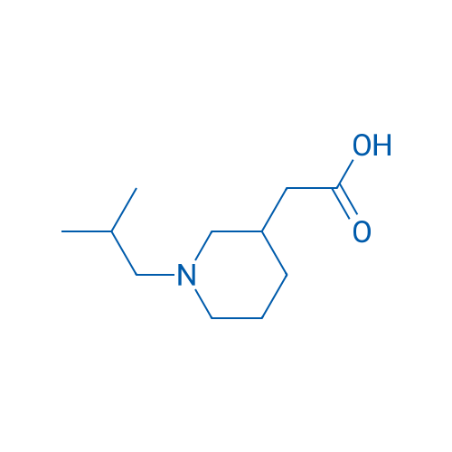 2-(1-Isobutylpiperidin-3-yl)acetic acid 250mg