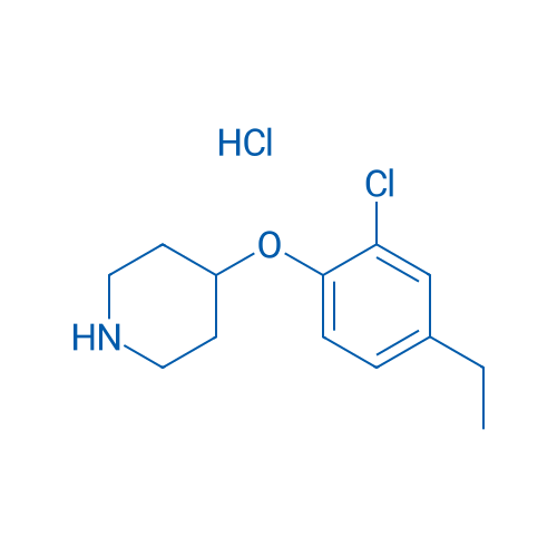 4-(2-Chloro-4-ethylphenoxy)piperidine hydrochloride 1g
