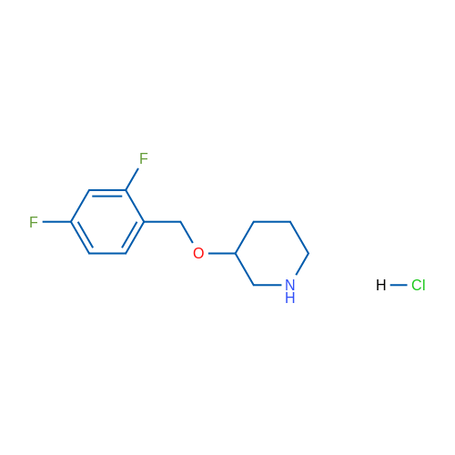 3-((2,4-Difluorobenzyl)oxy)piperidine hydrochloride 5g