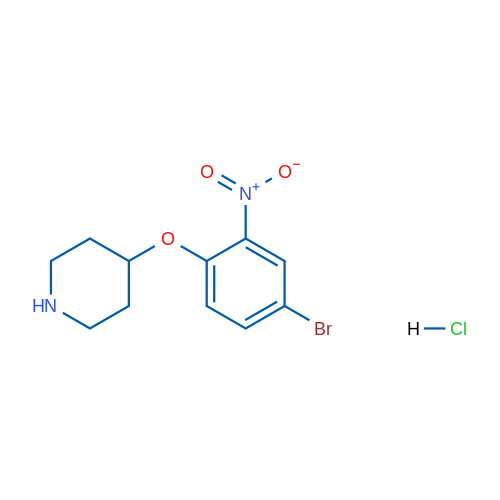 4-(4-Bromo-2-nitrophenoxy)piperidine hydrochloride 1g