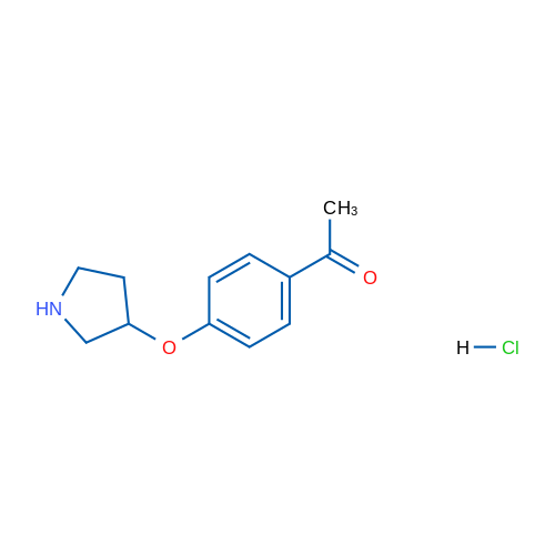 1-(4-(Pyrrolidin-3-yloxy)phenyl)ethanone hydrochloride 1g