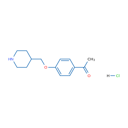 1-(4-(Piperidin-4-ylmethoxy)phenyl)ethanone hydrochloride 5g