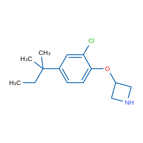 3-(2-Chloro-4-(tert-pentyl)phenoxy)azetidine 1g