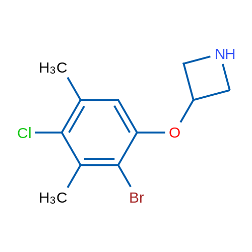 3-(2-Bromo-4-chloro-3,5-dimethylphenoxy)azetidine 5g