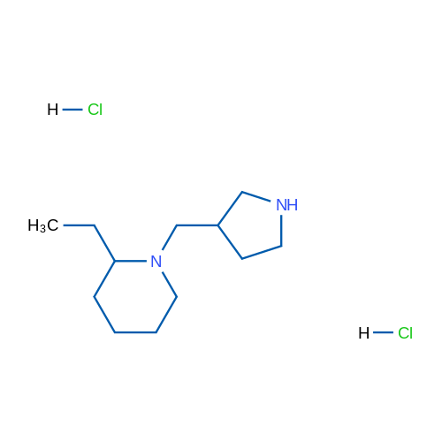 2-Ethyl-1-(pyrrolidin-3-ylmethyl)piperidine dihydrochloride 5g