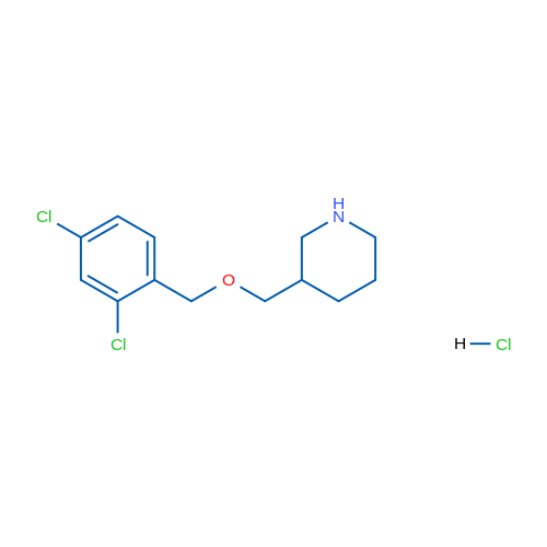 3-(((2,4-Dichlorobenzyl)oxy)methyl)piperidine hydrochloride 5g