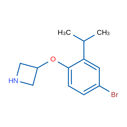 3-(4-Bromo-2-isopropylphenoxy)azetidine 5g
