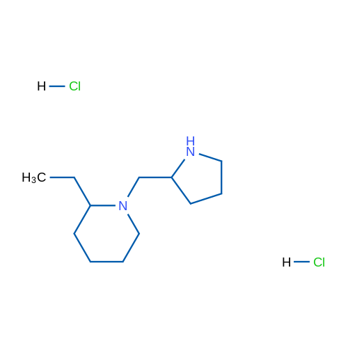 2-Ethyl-1-(pyrrolidin-2-ylmethyl)piperidine dihydrochloride 5g