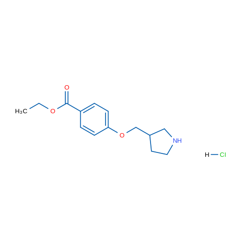 Ethyl 4-(pyrrolidin-3-ylmethoxy)benzoate hydrochloride 1g