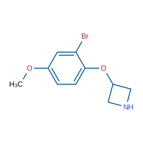 3-(2-Bromo-4-methoxyphenoxy)azetidine 1g