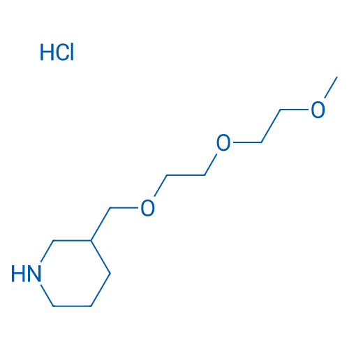 3-((2-(2-Methoxyethoxy)ethoxy)methyl)piperidine hydrochloride 1g