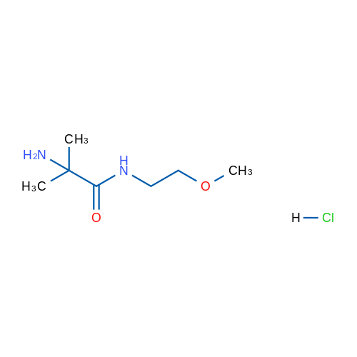 2-Amino-N-(2-methoxyethyl)-2-methylpropanamide hydrochloride 5g