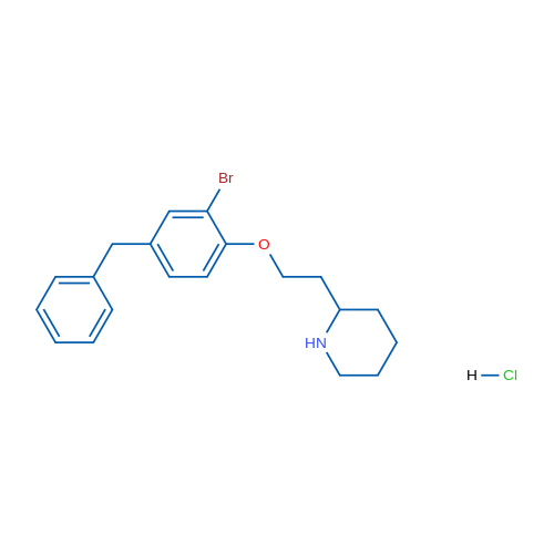 2-(2-(4-Benzyl-2-bromophenoxy)ethyl)piperidine hydrochloride 5g