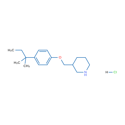 3-((4-(tert-Pentyl)phenoxy)methyl)piperidine hydrochloride 5g