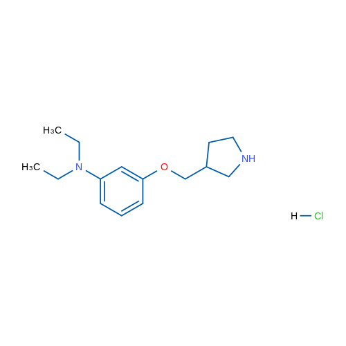 N,N-Diethyl-3-(pyrrolidin-3-ylmethoxy)aniline hydrochloride 5g