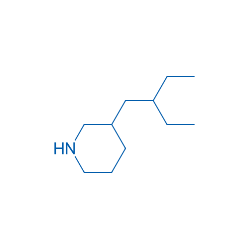 3-(2-Ethylbutyl)piperidine 1g