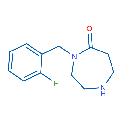4-(2-Fluorobenzyl)-1,4-diazepan-5-one 1g