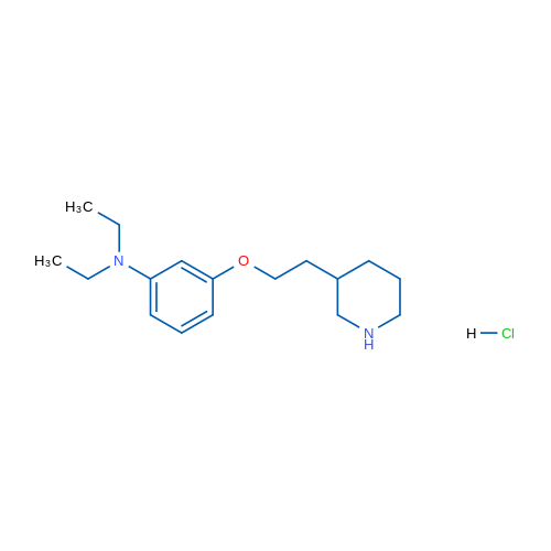 N,N-Diethyl-3-(2-(piperidin-3-yl)ethoxy)aniline hydrochloride 5g