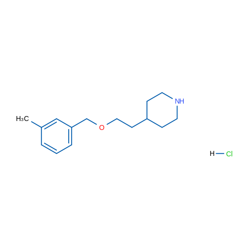 4-(2-((3-Methylbenzyl)oxy)ethyl)piperidine hydrochloride 1g
