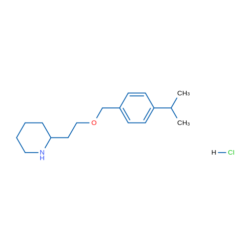2-(2-((4-Isopropylbenzyl)oxy)ethyl)piperidine hydrochloride 5g