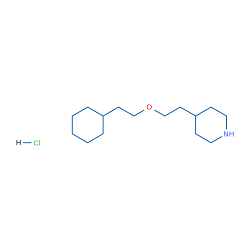 4-(2-(2-Cyclohexylethoxy)ethyl)piperidine hydrochloride 5g