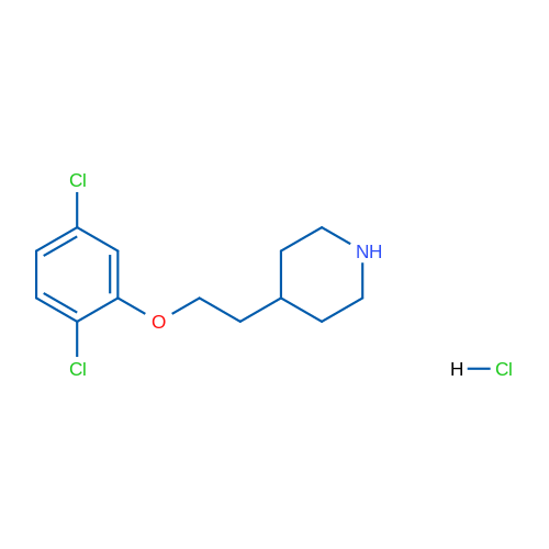 4-(2-(2,5-Dichlorophenoxy)ethyl)piperidine hydrochloride 5g