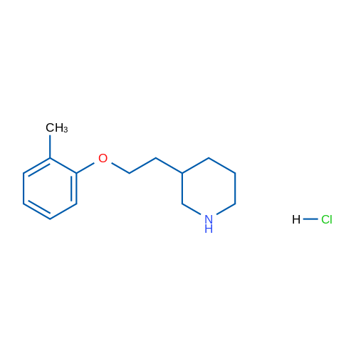3-(2-(o-Tolyloxy)ethyl)piperidine hydrochloride 5g