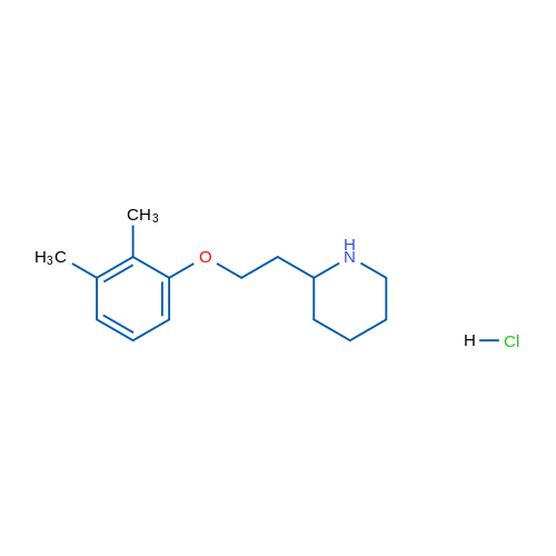 2-(2-(2,3-Dimethylphenoxy)ethyl)piperidine hydrochloride 5g