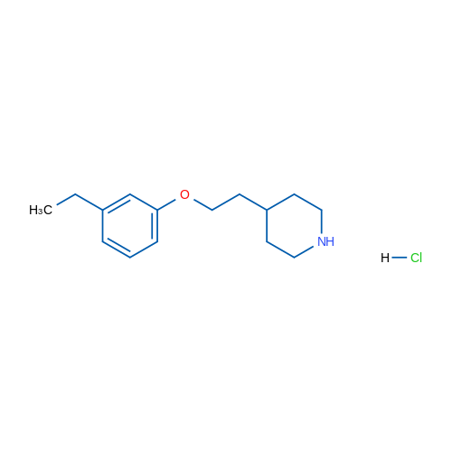 4-(2-(3-Ethylphenoxy)ethyl)piperidine hydrochloride 5g