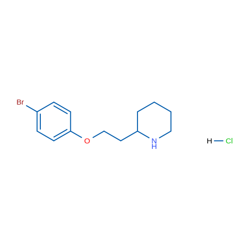 2-(2-(4-Bromophenoxy)ethyl)piperidine hydrochloride 1g