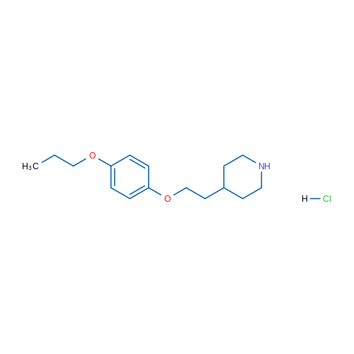 4-(2-(4-Propoxyphenoxy)ethyl)piperidine hydrochloride 1g