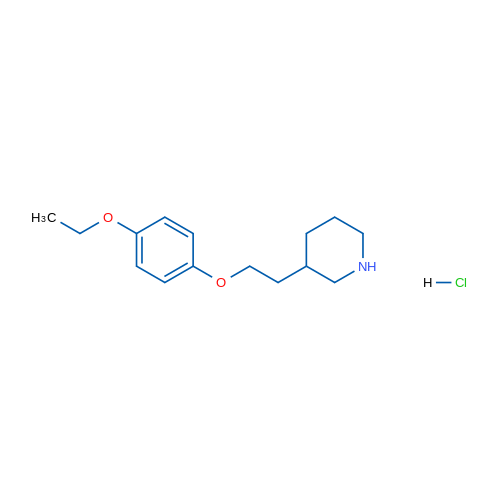 3-(2-(4-Ethoxyphenoxy)ethyl)piperidine hydrochloride 5g