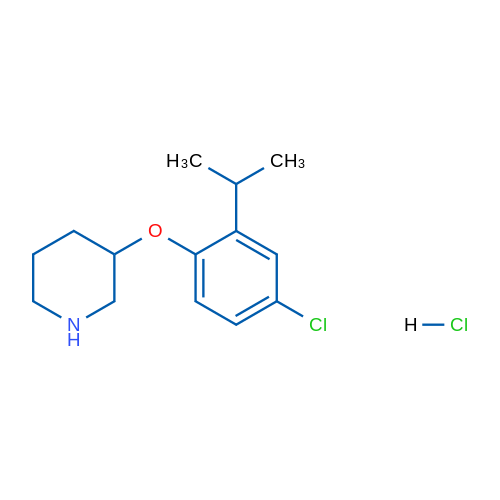 3-(4-Chloro-2-isopropylphenoxy)piperidine hydrochloride 1g