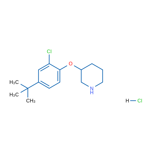 3-(4-(tert-Butyl)-2-chlorophenoxy)piperidine hydrochloride 5g