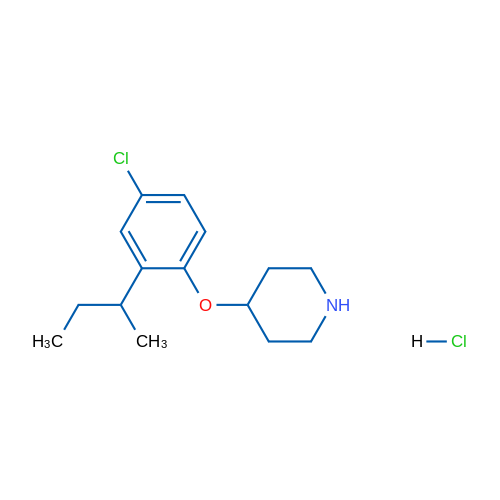 4-(2-(sec-Butyl)-4-chlorophenoxy)piperidine hydrochloride 1g
