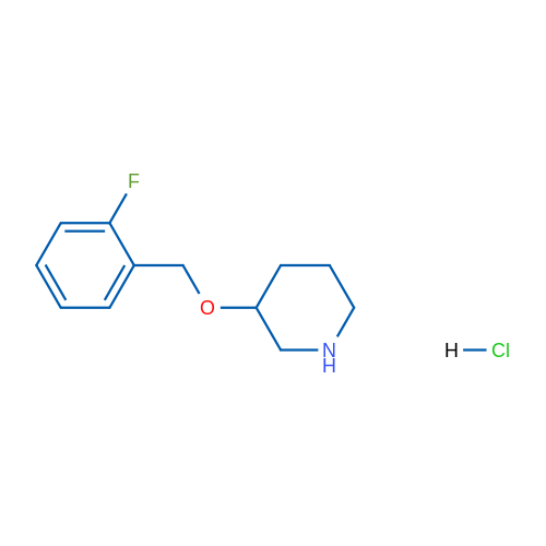 3-((2-Fluorobenzyl)oxy)piperidine hydrochloride 5g