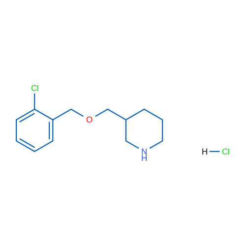 3-(((2-Chlorobenzyl)oxy)methyl)piperidine hydrochloride 1g
