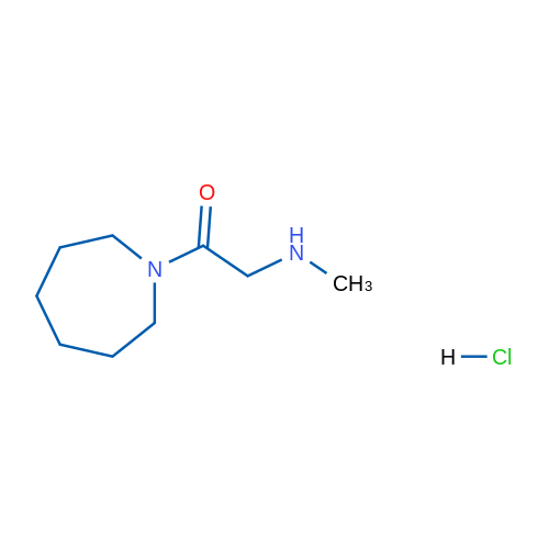 1-(Azepan-1-yl)-2-(methylamino)ethanone hydrochloride 1g