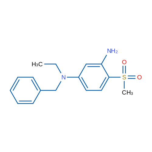 N1-Benzyl-N1-ethyl-4-(methylsulfonyl)benzene-1,3-diamine 5g