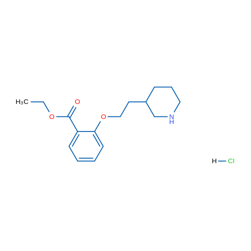 Ethyl 2-(2-(piperidin-3-yl)ethoxy)benzoate hydrochloride 1g