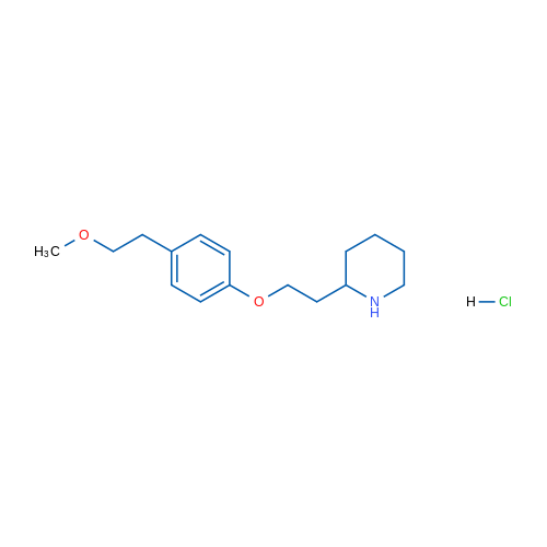 2-(2-(4-(2-Methoxyethyl)phenoxy)ethyl)piperidine hydrochloride 1g