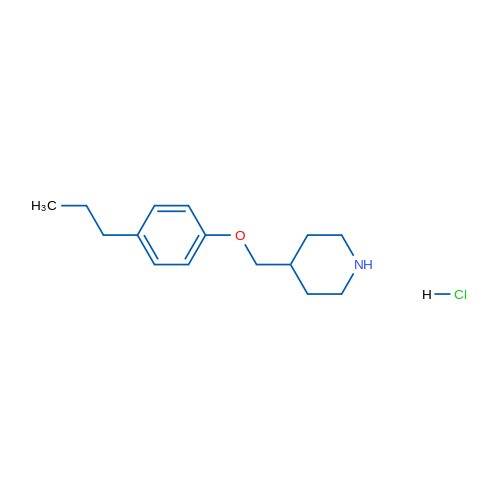 4-((4-Propylphenoxy)methyl)piperidine hydrochloride 5g