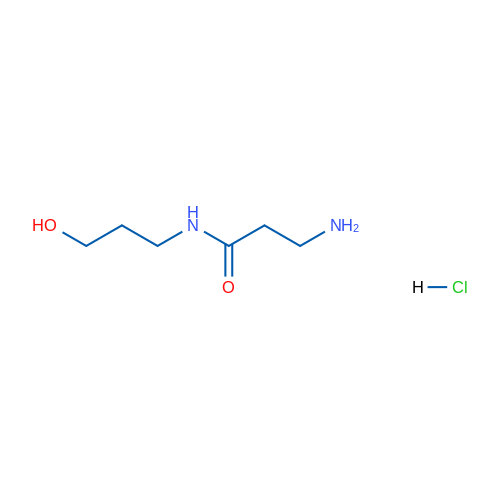 3-Amino-N-(3-hydroxypropyl)propanamide hydrochloride 1g