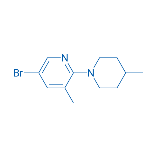 5-Bromo-3-methyl-2-(4-methylpiperidin-1-yl)pyridine 5g
